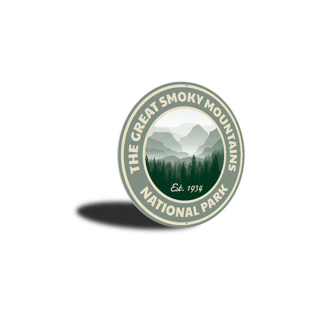 Great Smoky Mountains National Park Metal Sign