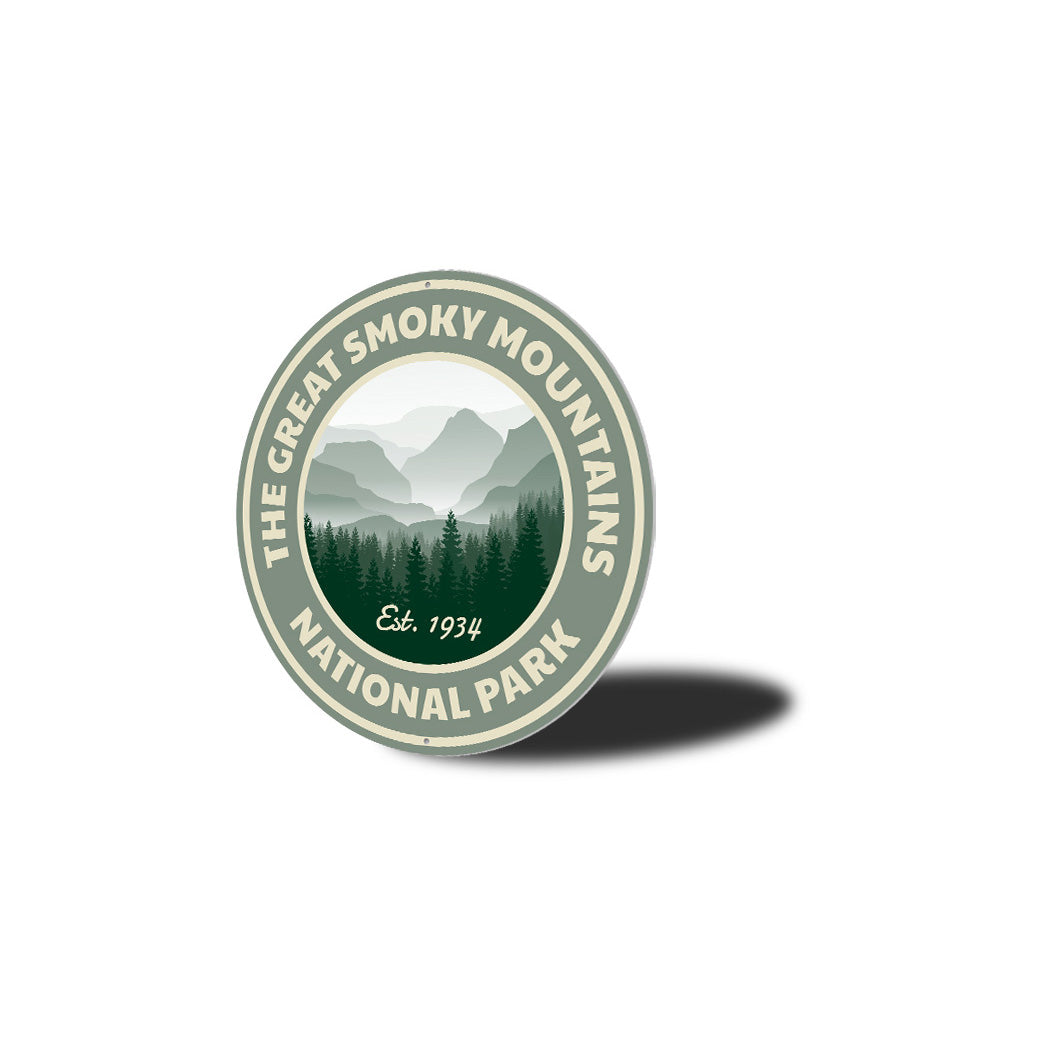 Great Smoky Mountains National Park Metal Sign