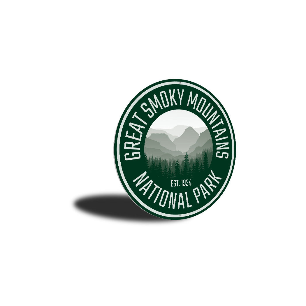 Great Smoky Mountains Park Metal Sign