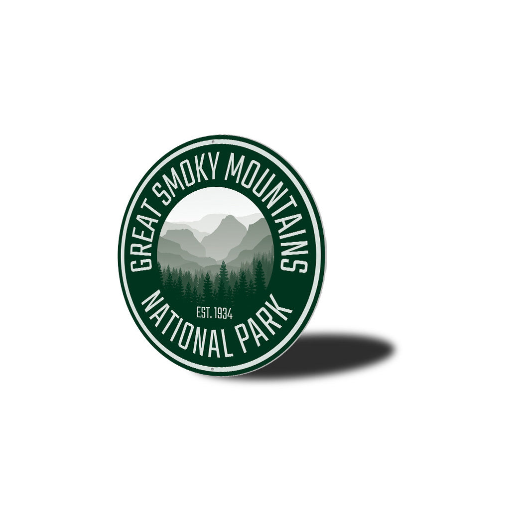 Great Smoky Mountains Park Metal Sign