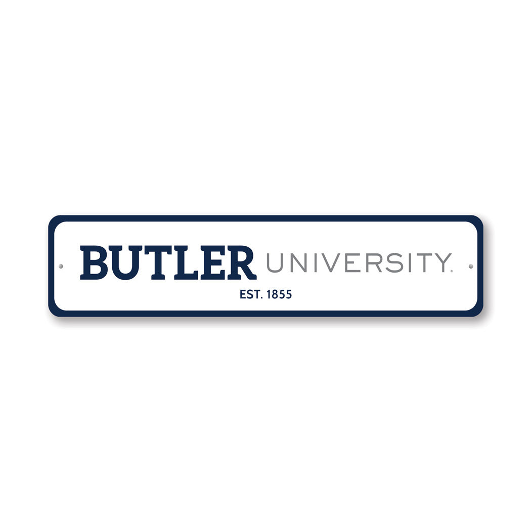 Butler University Bulldogs Est 1855 Sign