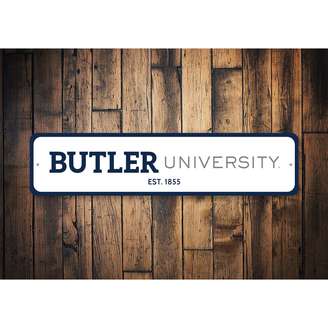 Butler University Bulldogs Est 1855 Sign