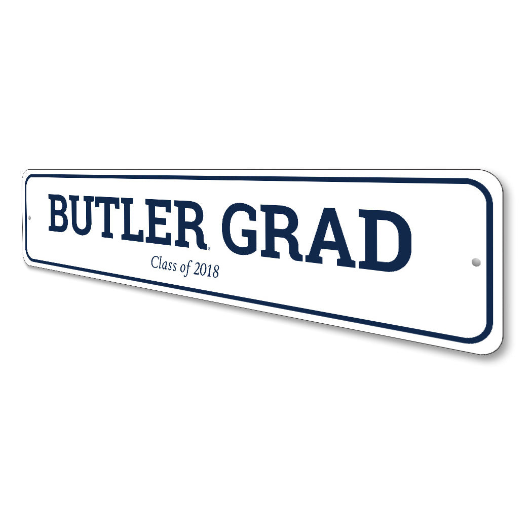 Butler Grad University Graduate Class Year Sign