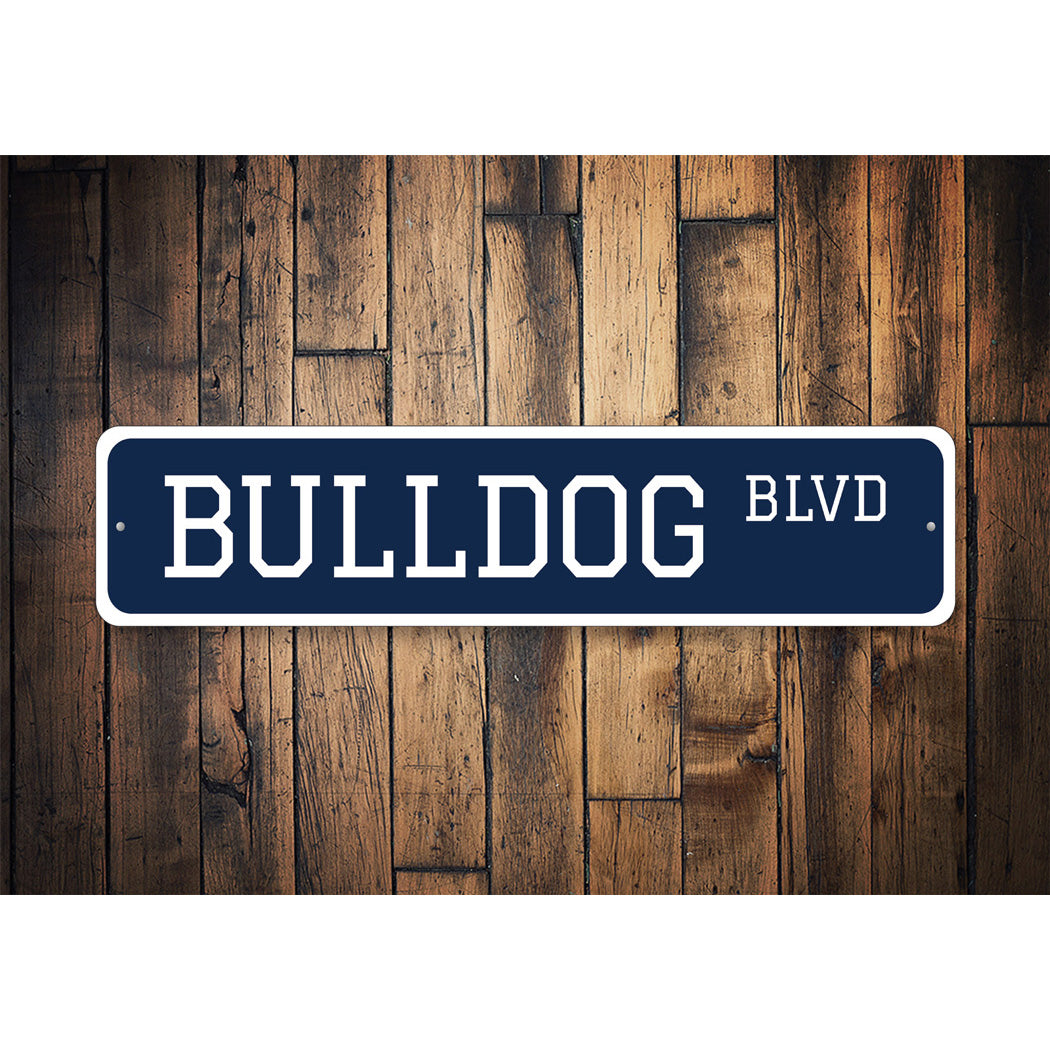Bulldog Boulevard Butler University Sign