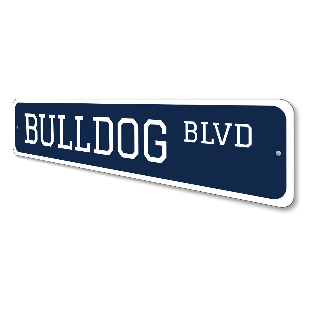 Bulldog Boulevard Butler University Sign