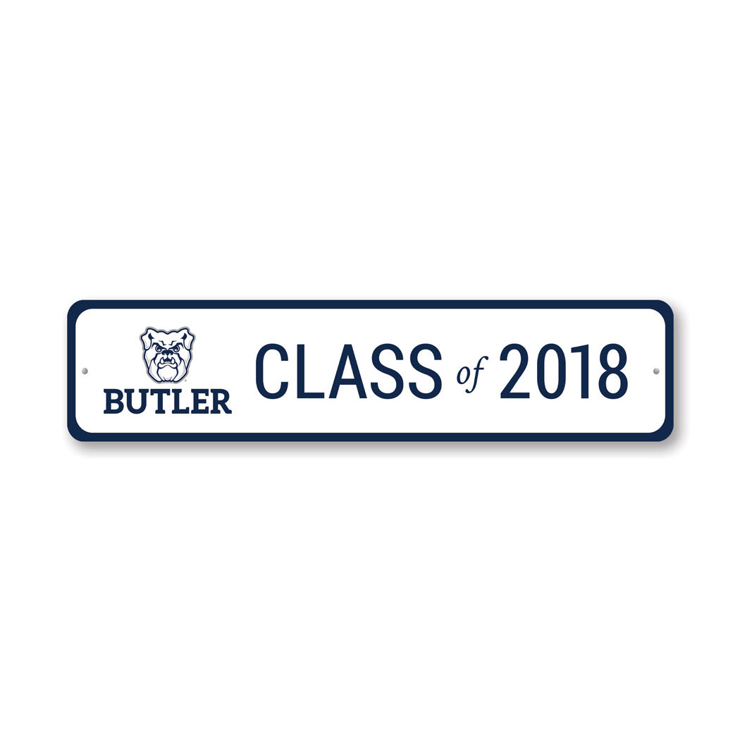 Butler University Class Year Sign