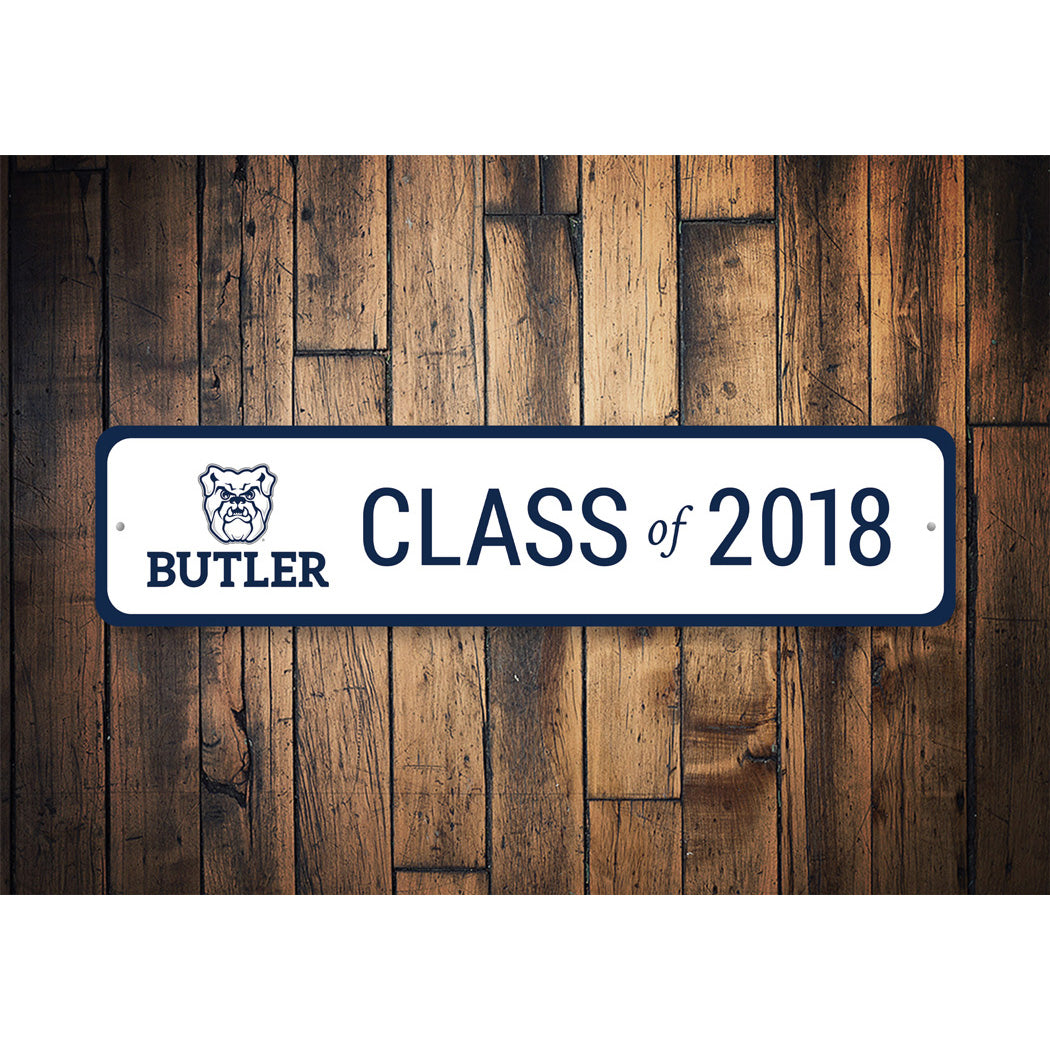 Butler University Class Year Sign