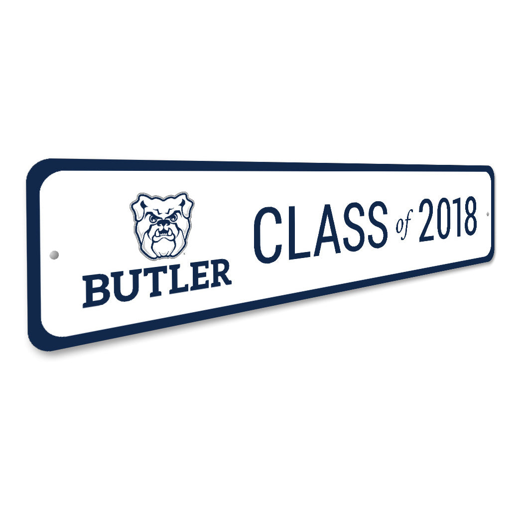 Butler University Class Year Sign