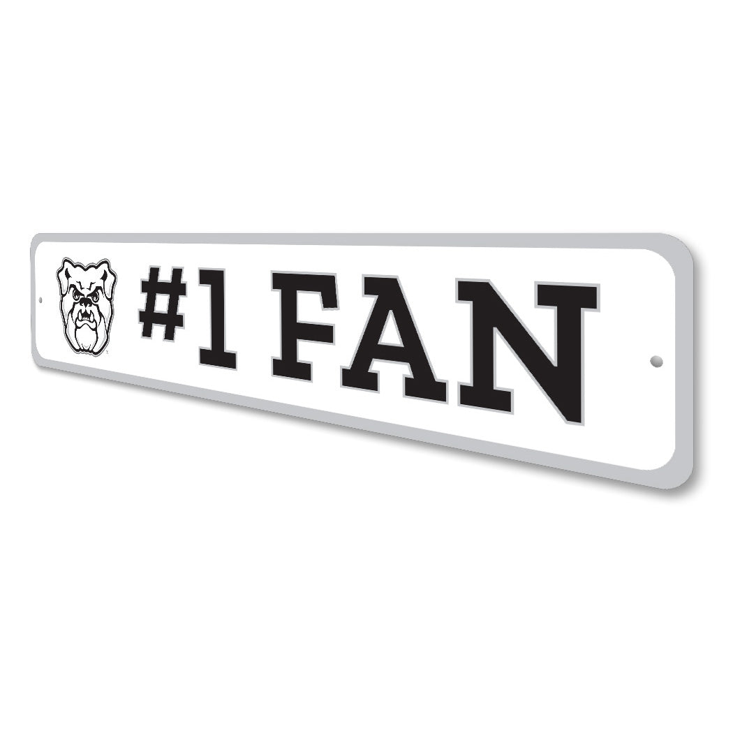Butler Bulldogs Number 1 Fan Sign