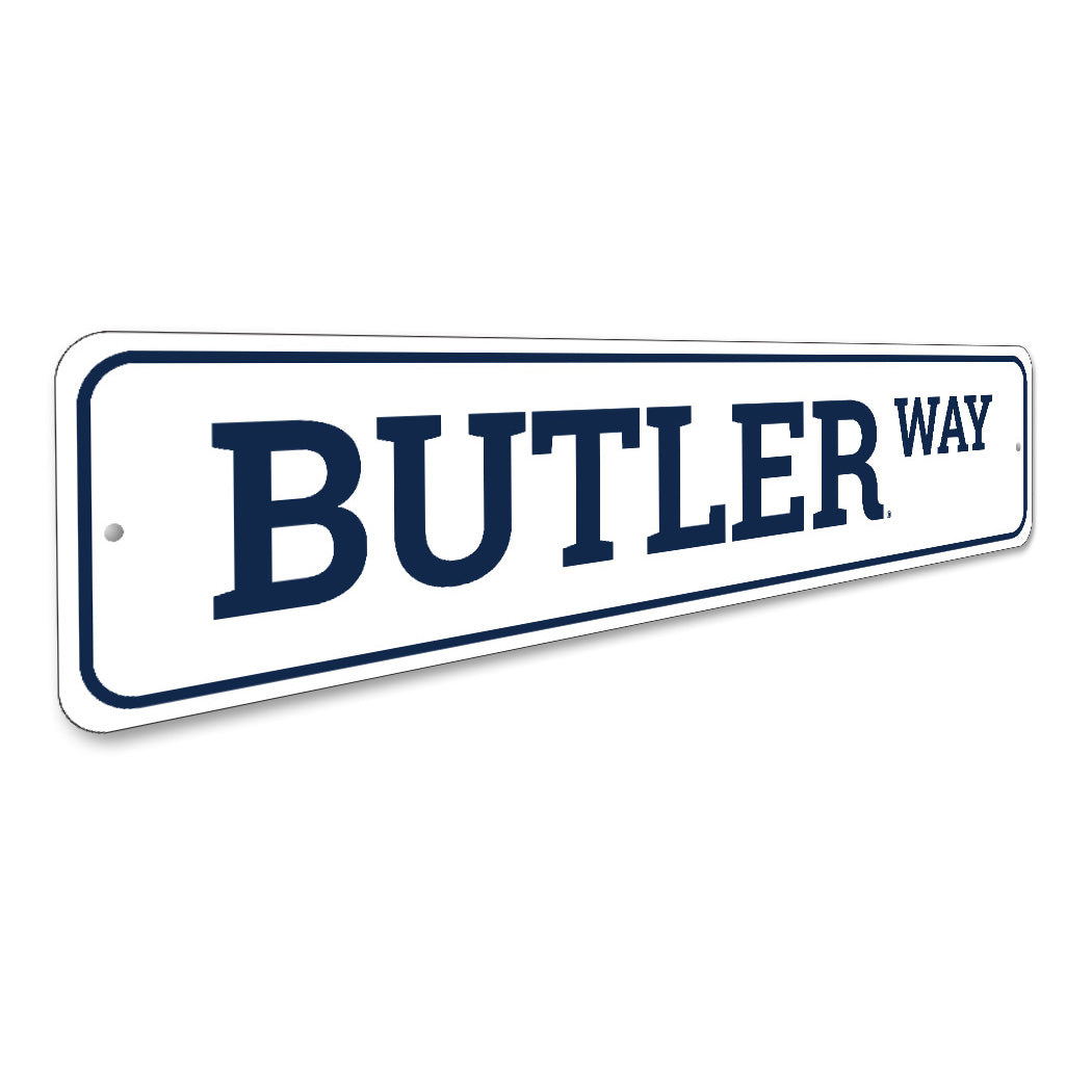 Butler Way Butler University Sign