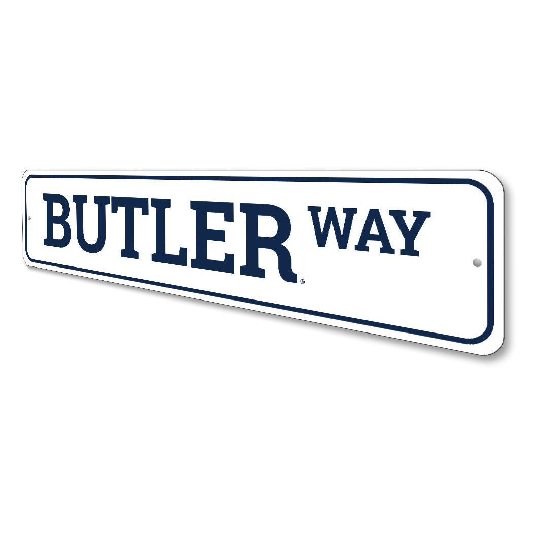 Butler Way Butler University Sign