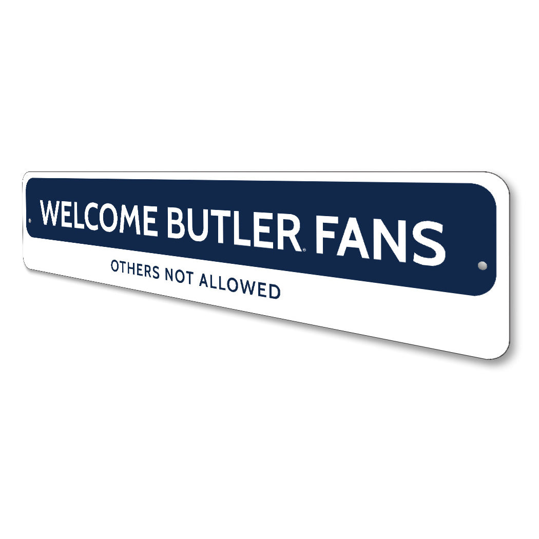 Welcome Butler Fans Butler University Bulldogs Sign