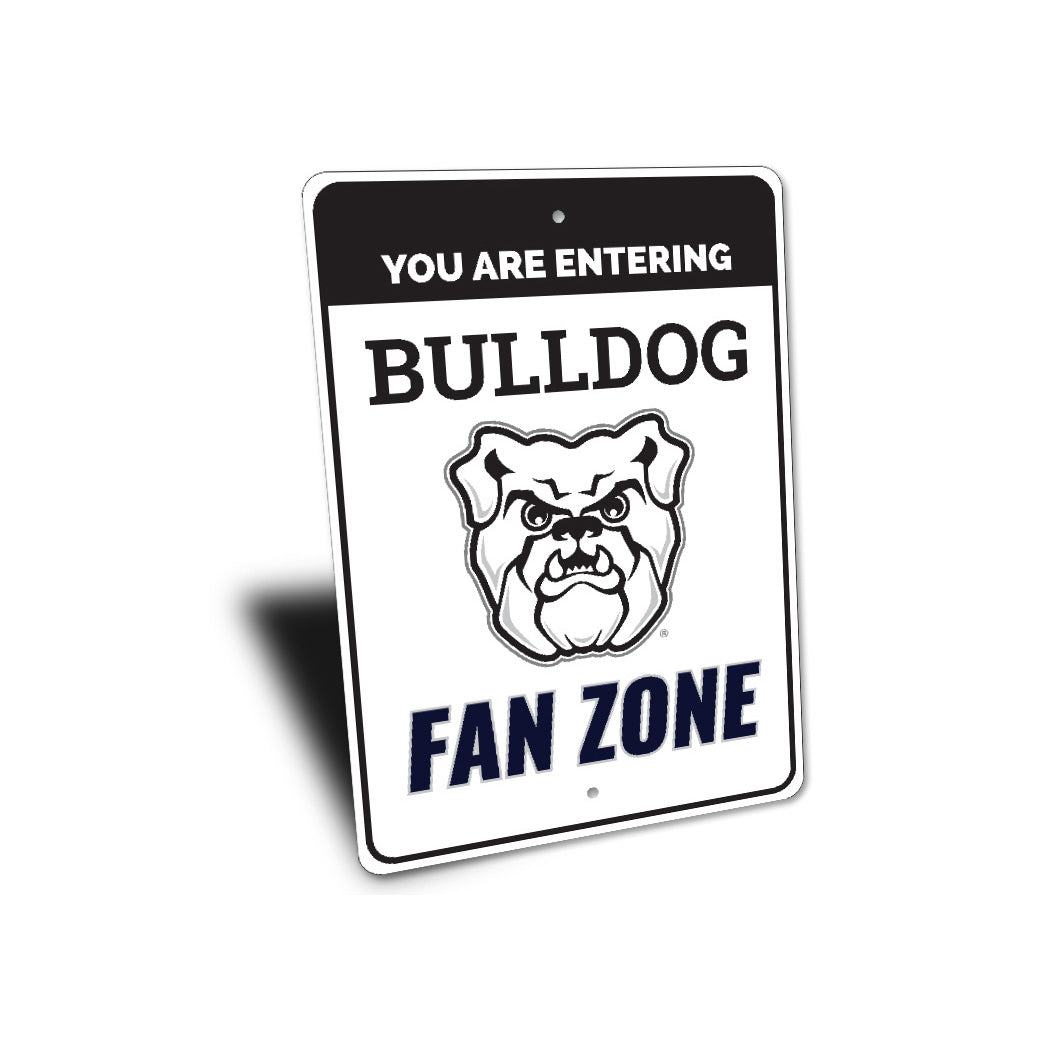 Bulldog Fan Zone Butler University Sign