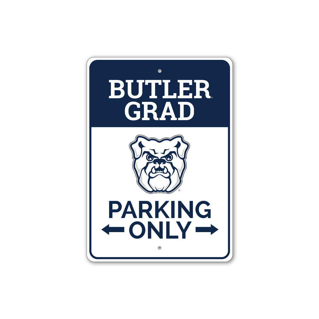 Butler Grad Parking Only Butler University Sign