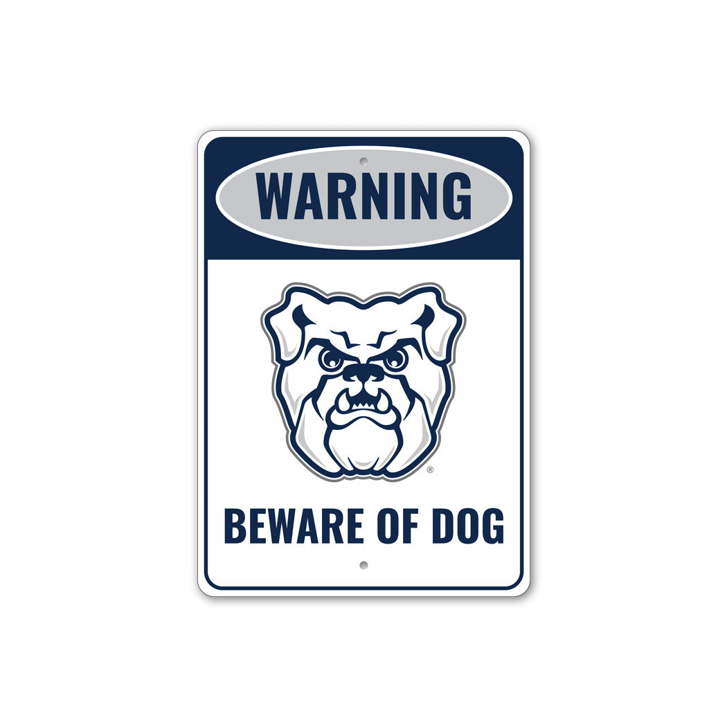 Warning Beware Of Dog Butler Bulldogs Sign
