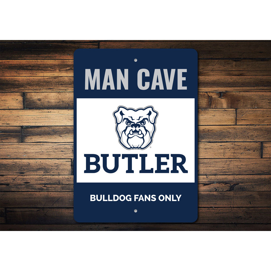 Butler Bulldogs Man Cave Bulldog Fans Only Sign