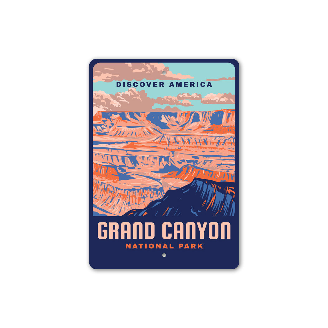 Grand Canyon National Park Discover America Sign