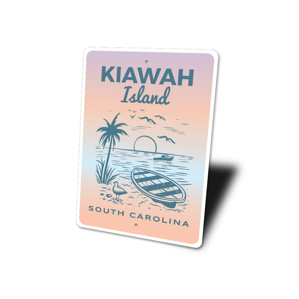 Kiawah Island South Carolina Beach Sign