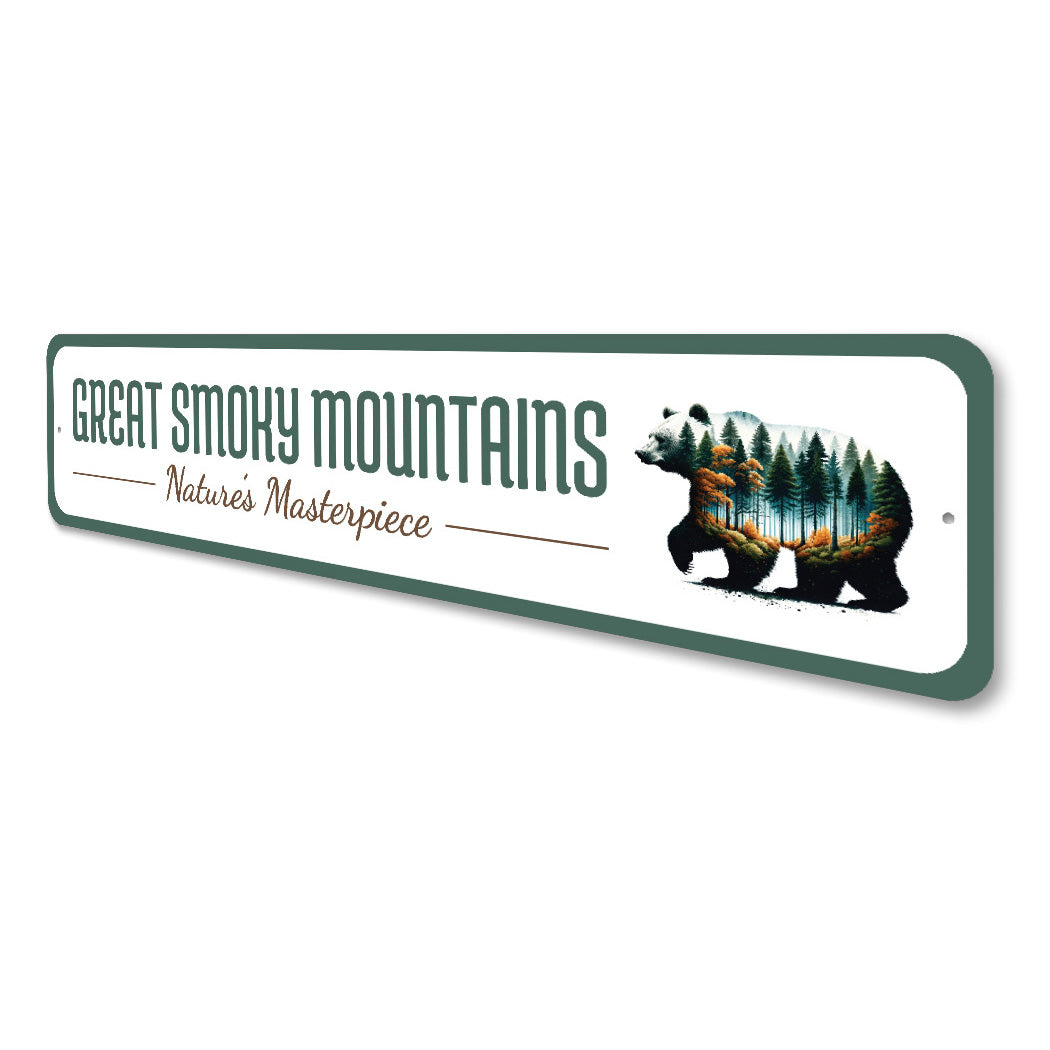 Great Smoky Mountains Nature's Masterpiece Sign