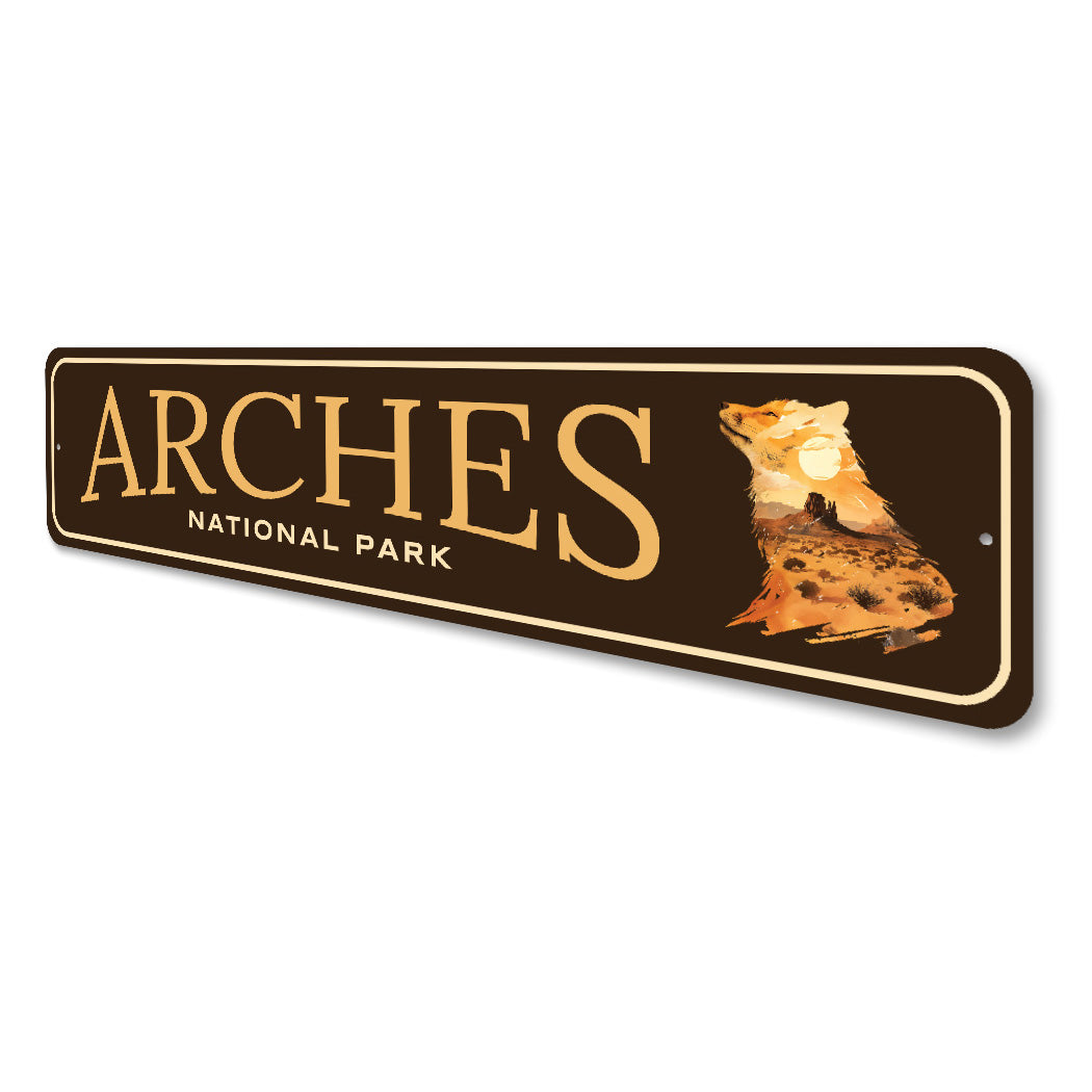 Arches National Park Utah Sign