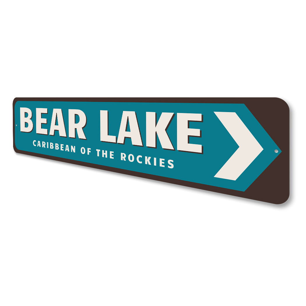 Bear Lake Caribbean Of The Rockies Sign