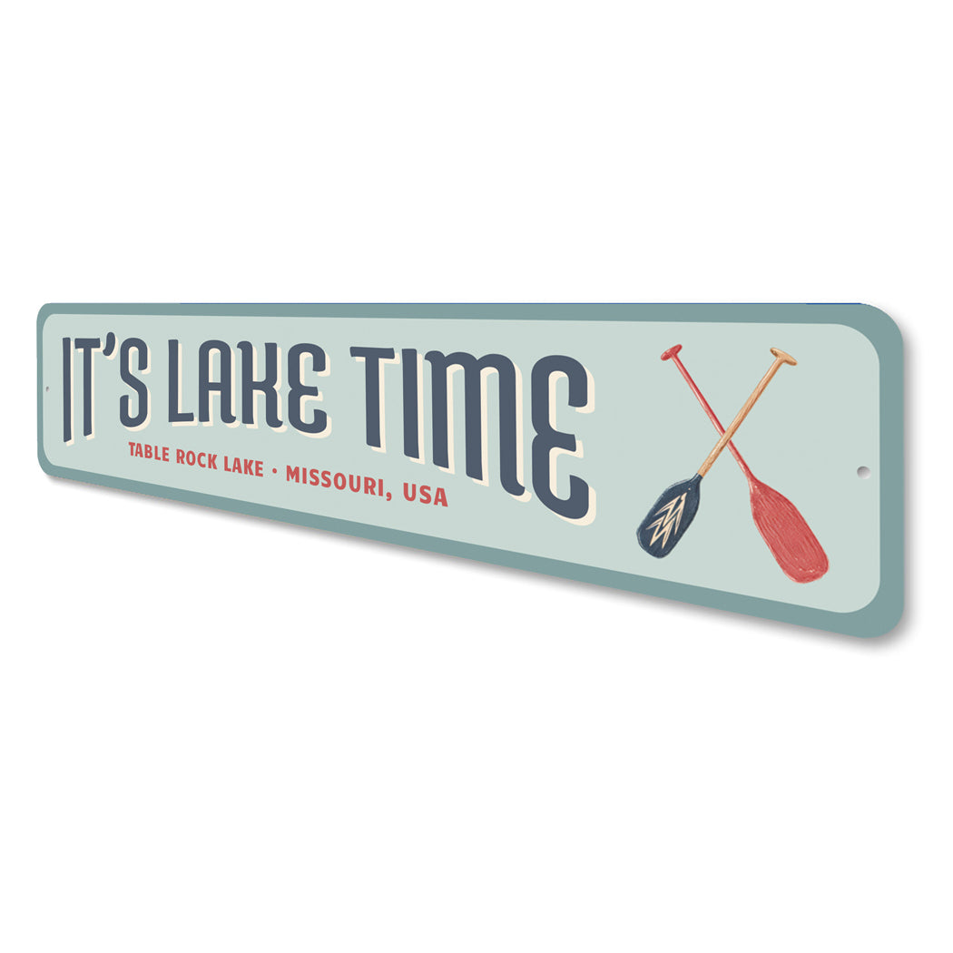It's Lake Time Table Rock Lake Missouri Sign