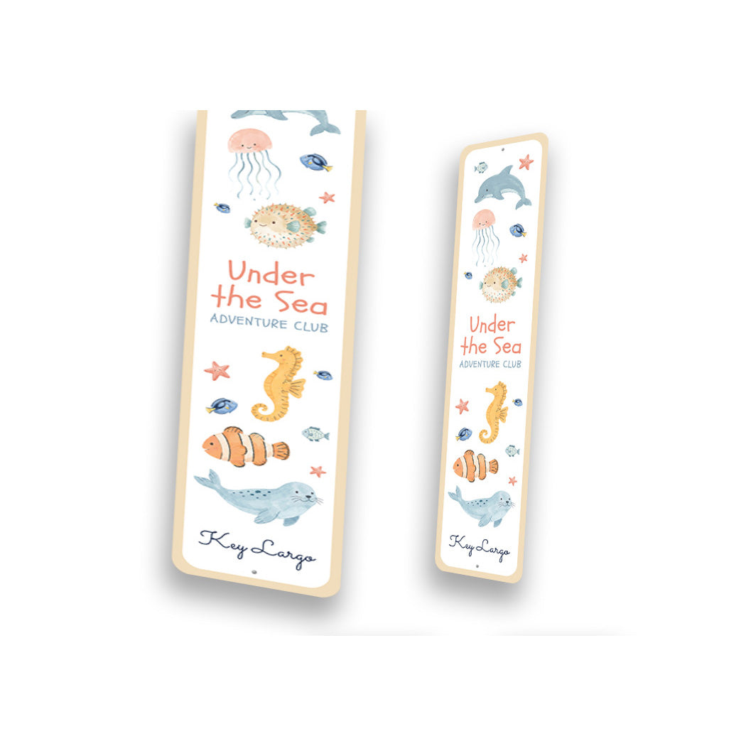Under The Sea Adventure Club Key Largo Sign