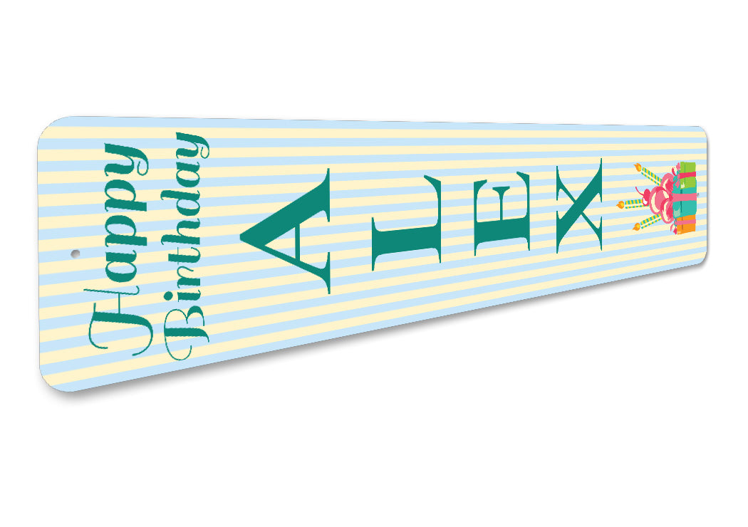 Boys Birthday Metal Sign Metal Sign