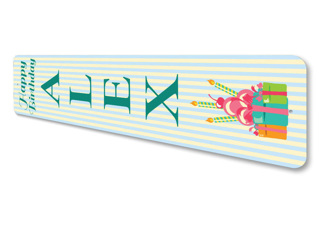 Boys Birthday Metal Sign Metal Sign