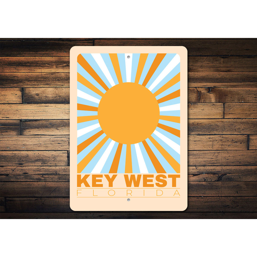 Key West Florida Starburst Sign