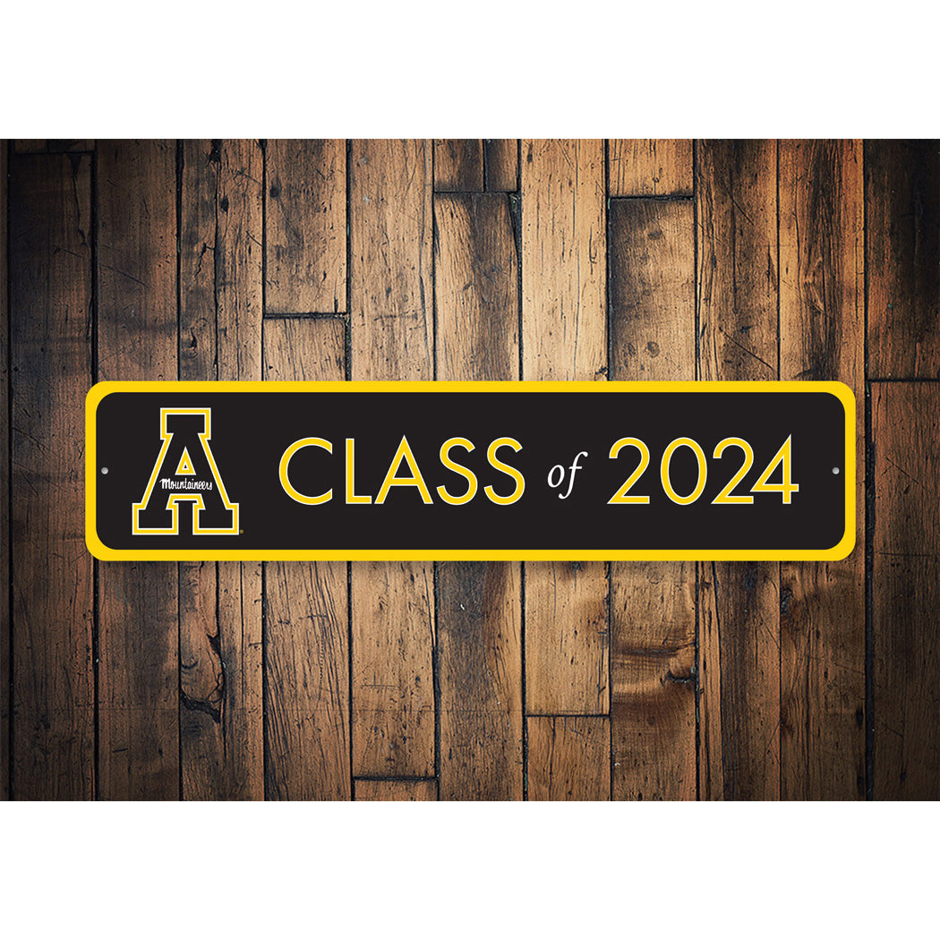 Appalachian Mountaineers Class of 2024 Sign