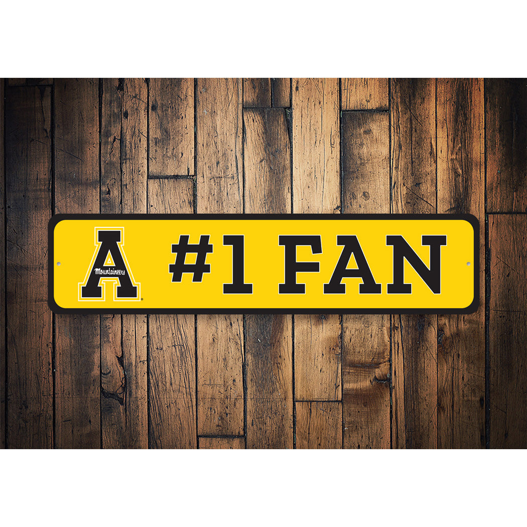Appalachian Mountaineers Number 1 Fan App State Sign