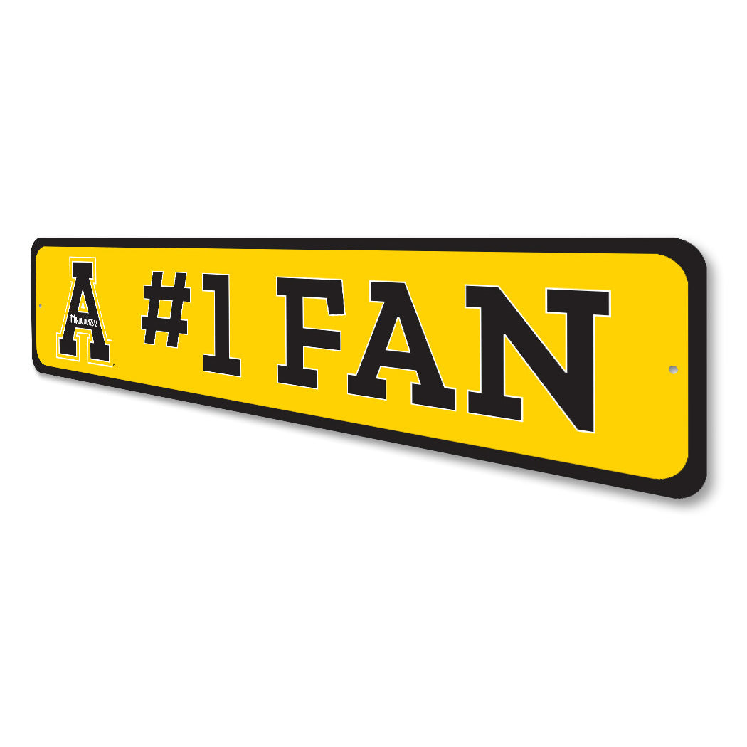 Appalachian Mountaineers Number 1 Fan App State Sign
