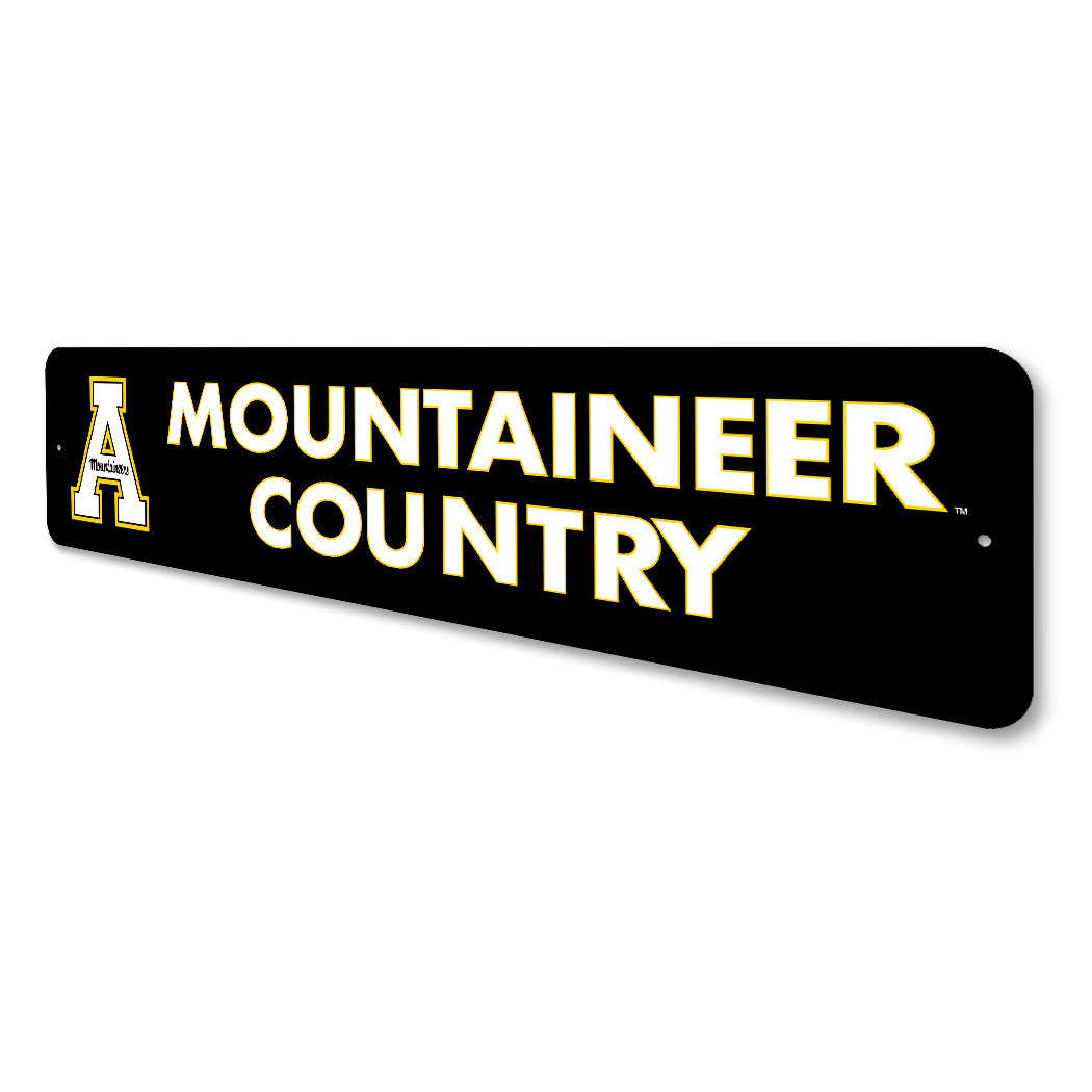 Appalachian State Mountaineer Country Athletics Sign