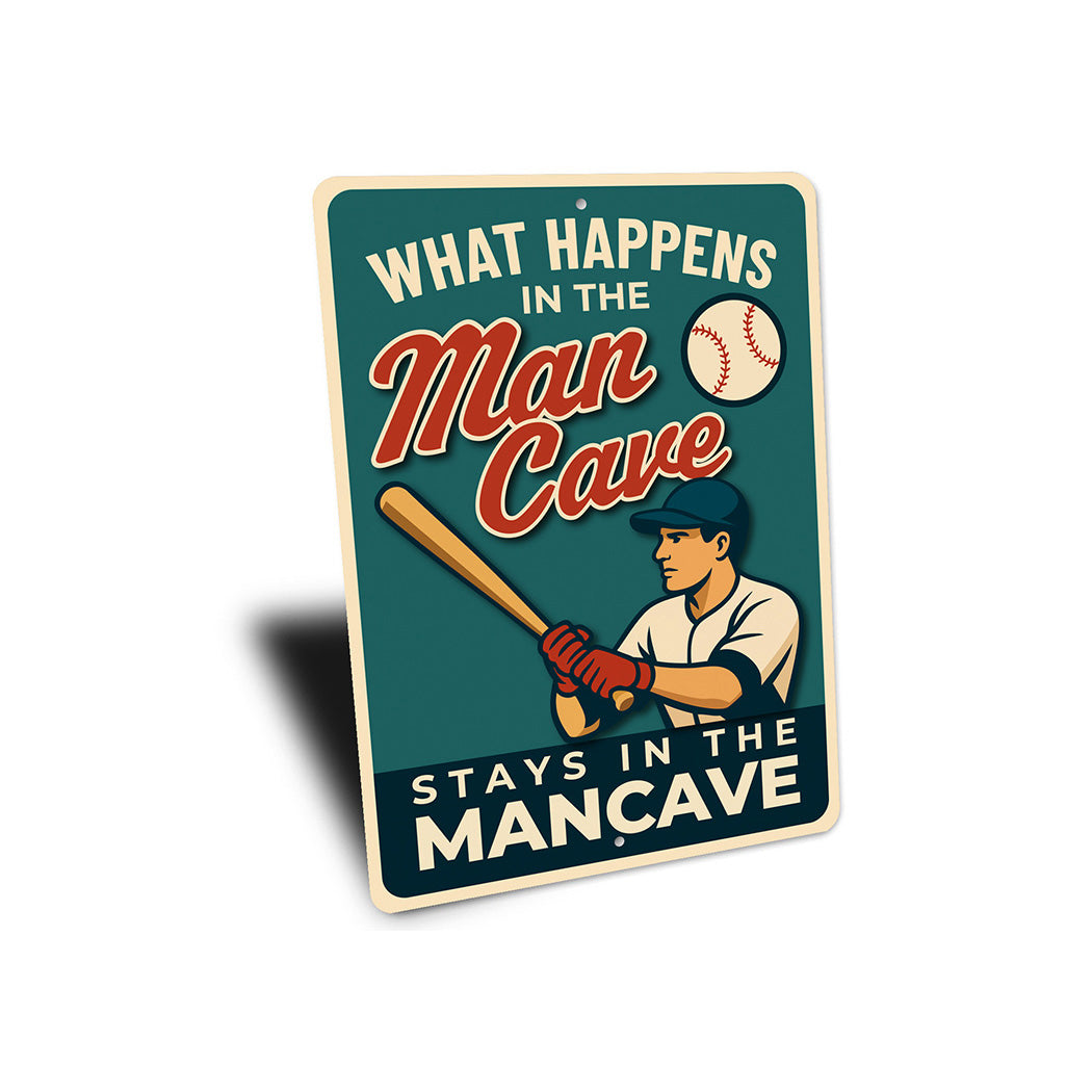 The Original Man Cave Sign What Happens Stays Here