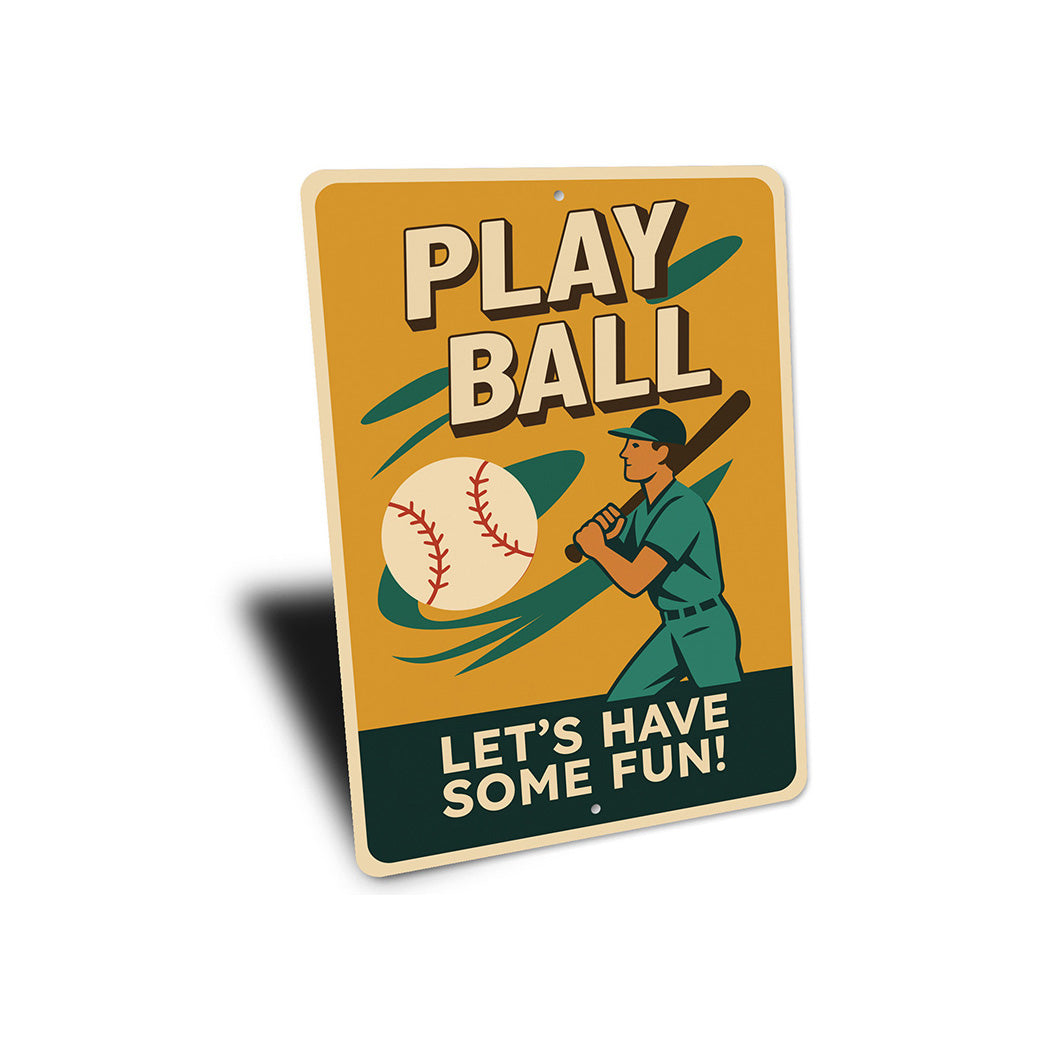 Sports Fan Wall Art Let's Have Some Fun Aluminum