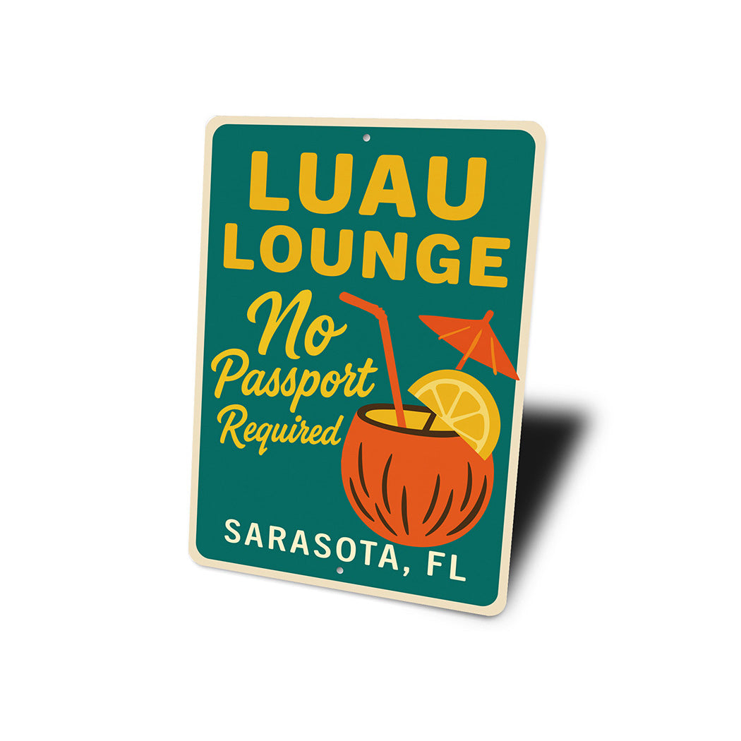 Retro Tiki Bar Sign Luau Lounge Florida Decor