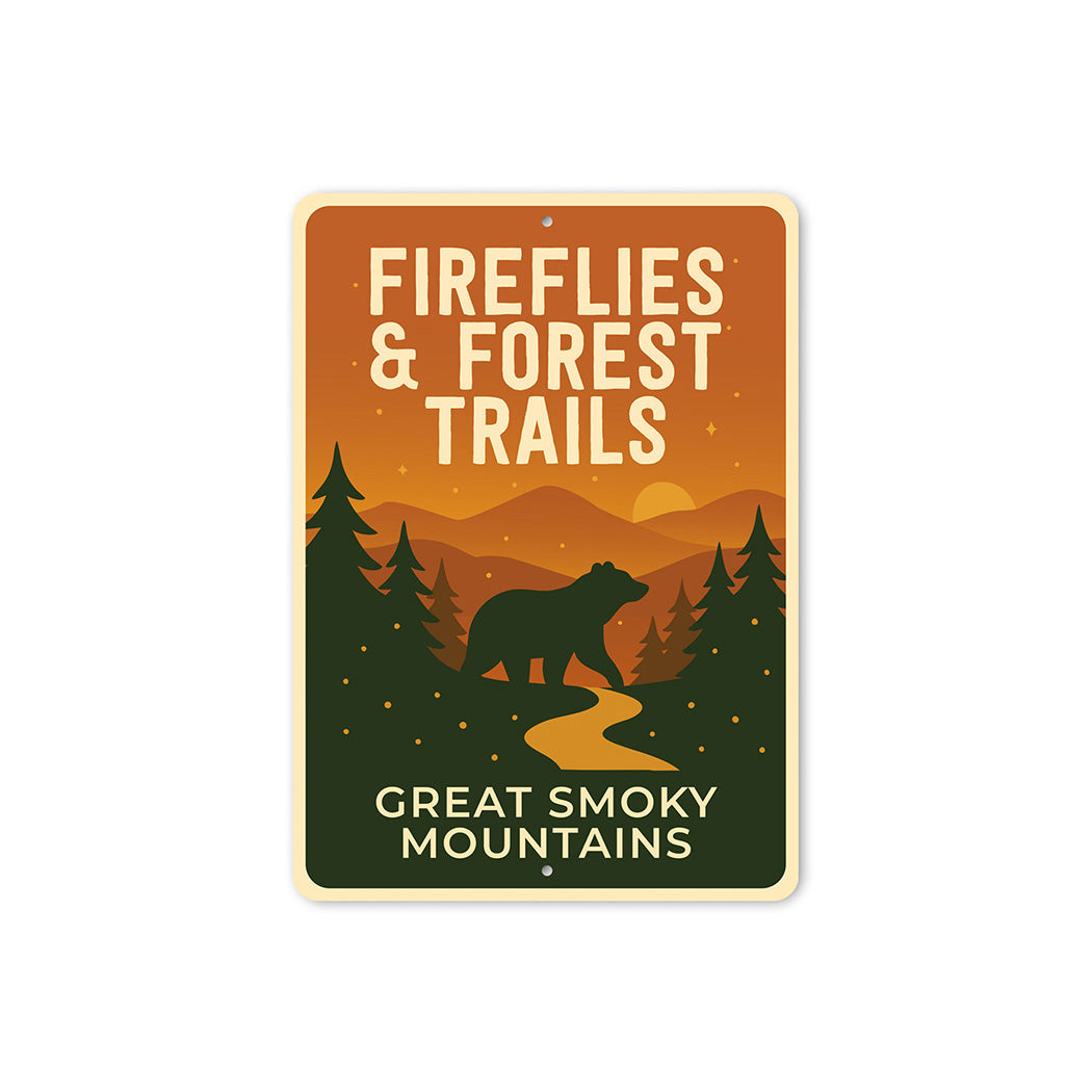 Fireflies & Forest Trails Sign Great Smoky Mountains