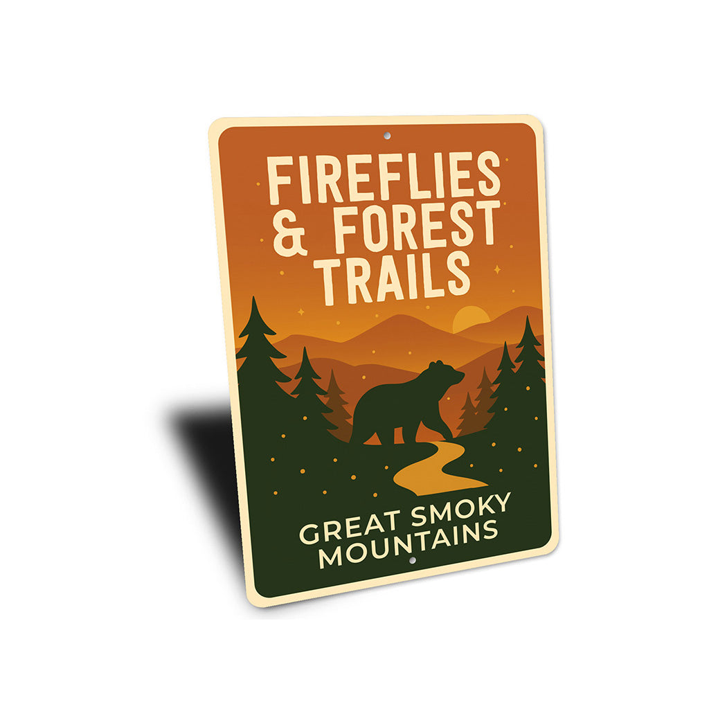 Fireflies & Forest Trails Sign Great Smoky Mountains