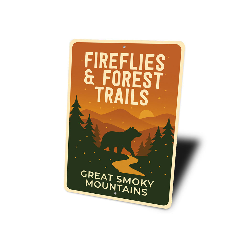 Fireflies & Forest Trails Sign Great Smoky Mountains