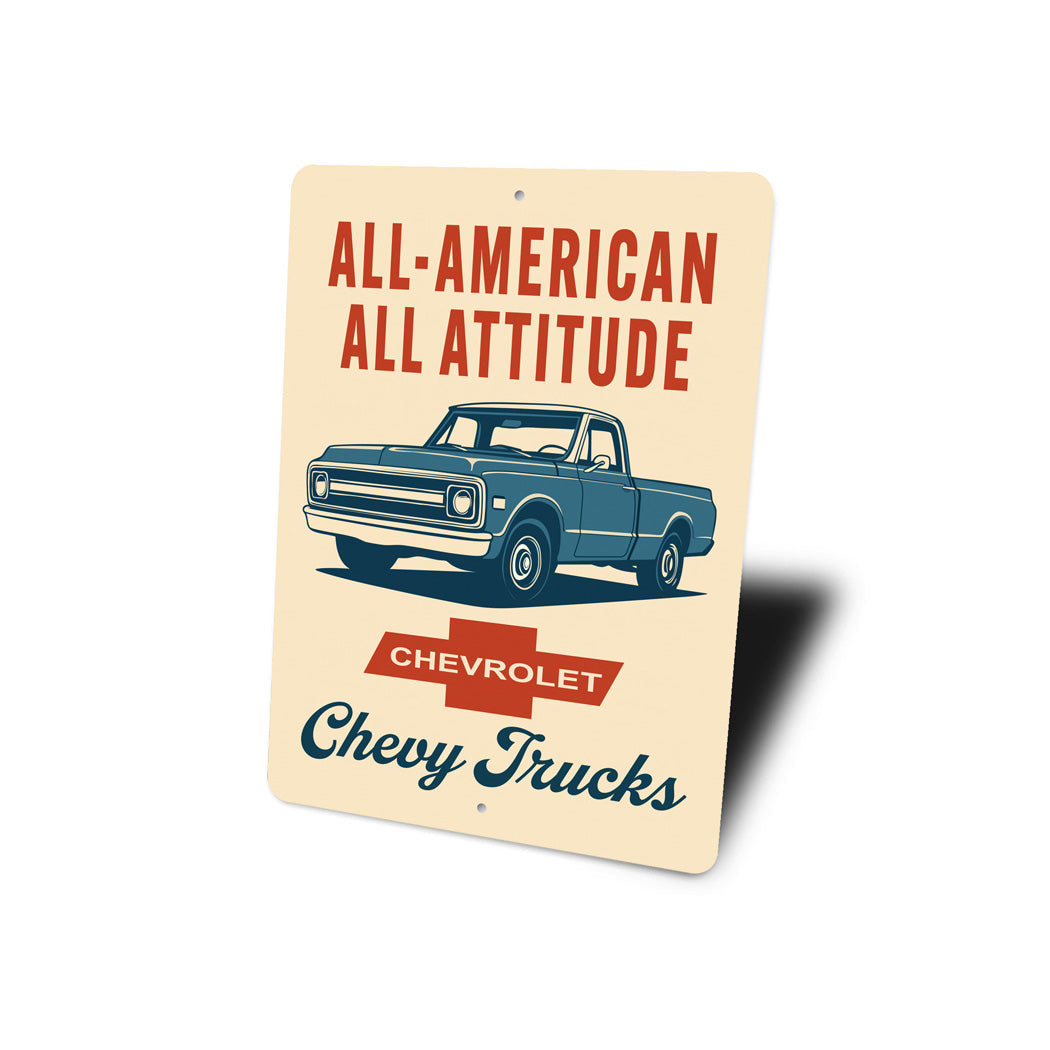 All American All Attitude Sign