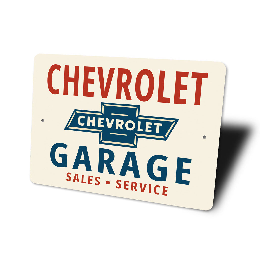 Chevrolet Garage Sales Service Sign