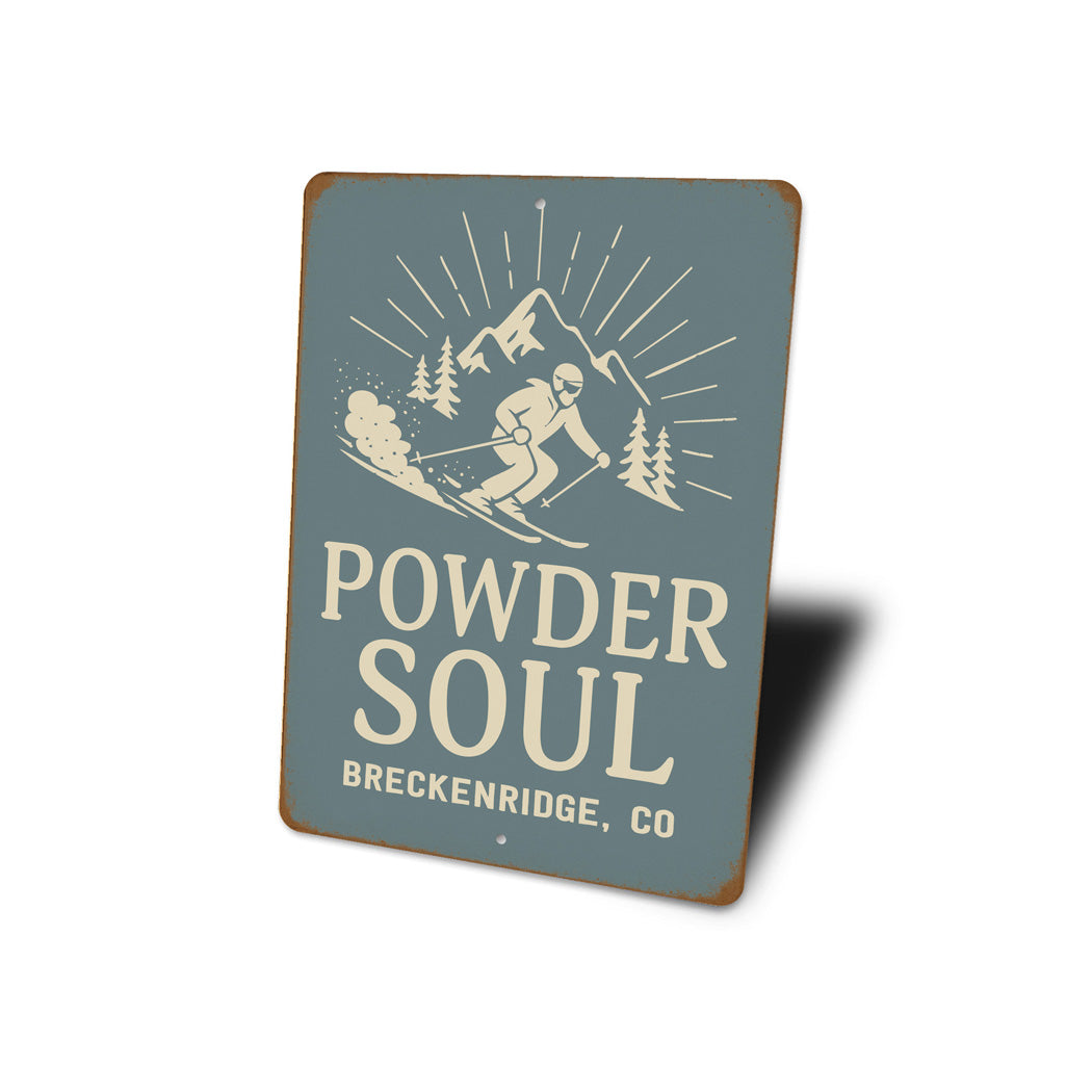 Powder Soul Breckenridge Colorado Sign