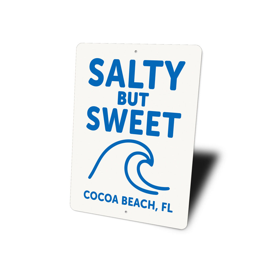Salty But Sweet Cocoa Beach Florida Sign