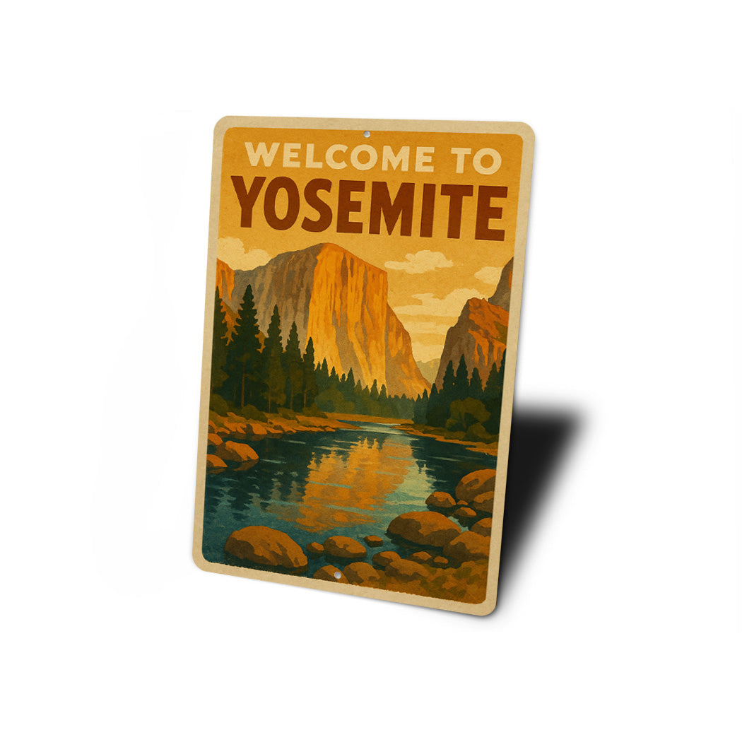 Welcome To Yosemite National Park Sign