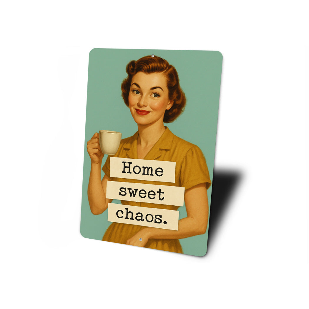 Home Sweet Chaos Sassy Sign