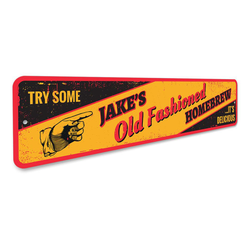 Old Fashioned Homebrew Sign