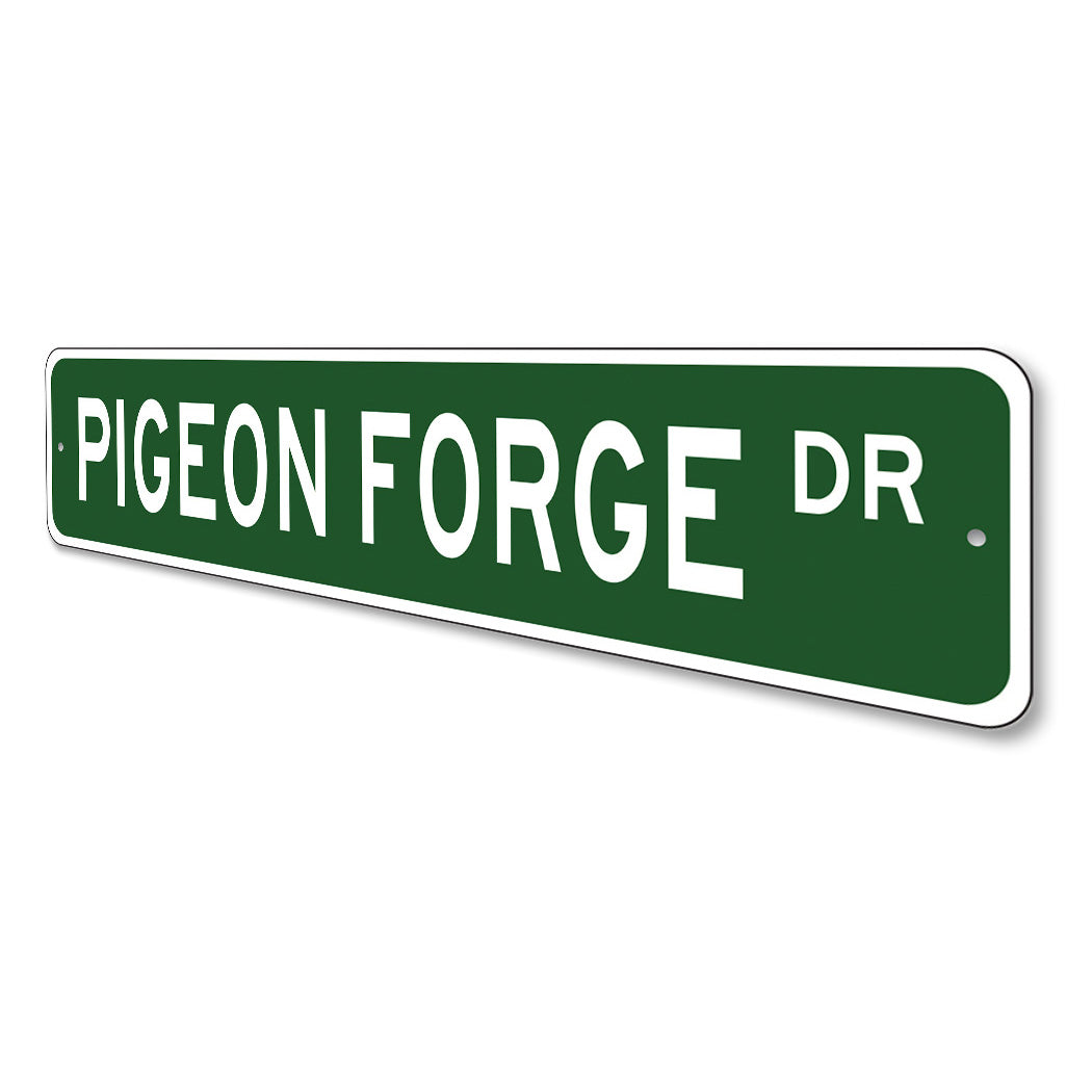 City Name Street Sign