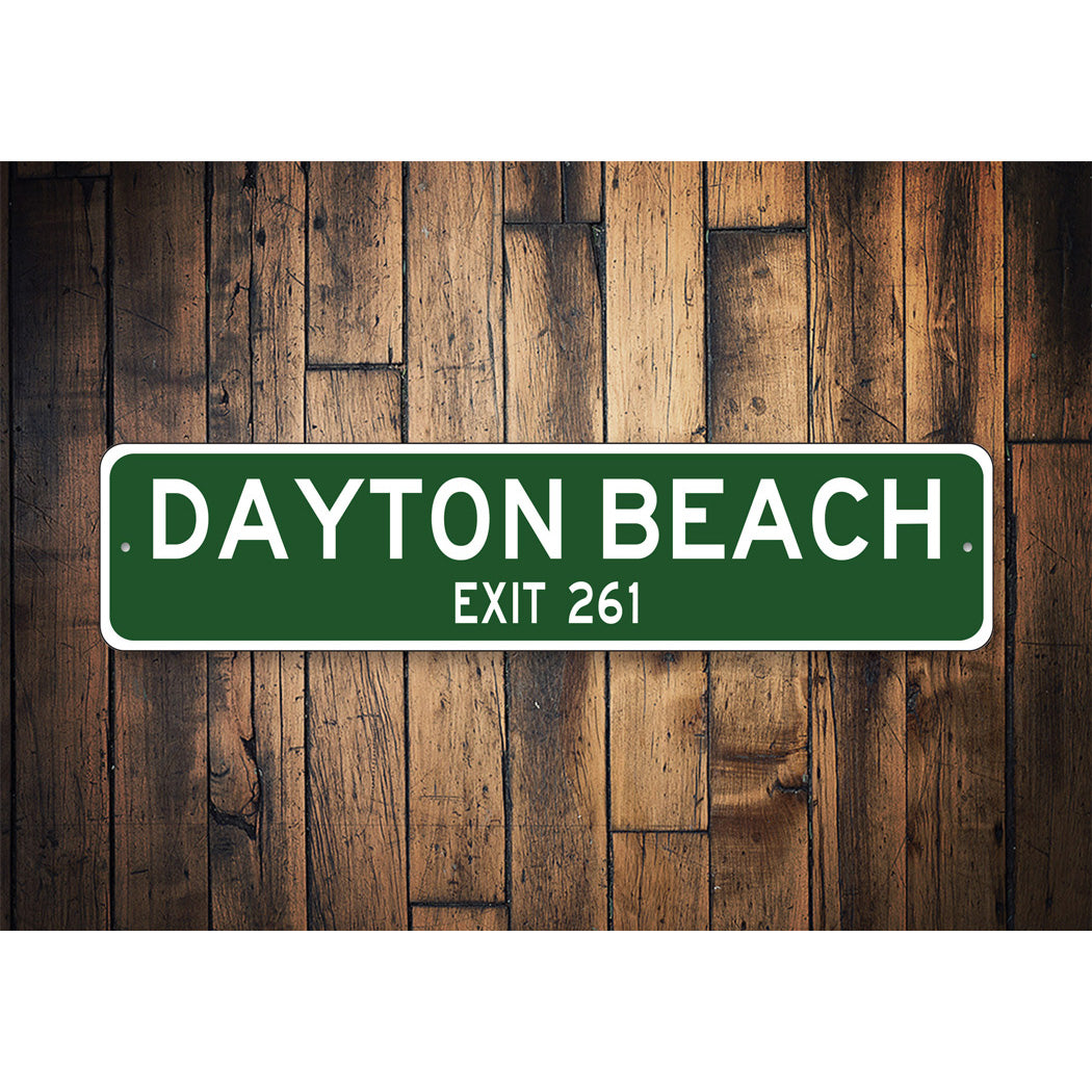 Beach Exit Sign