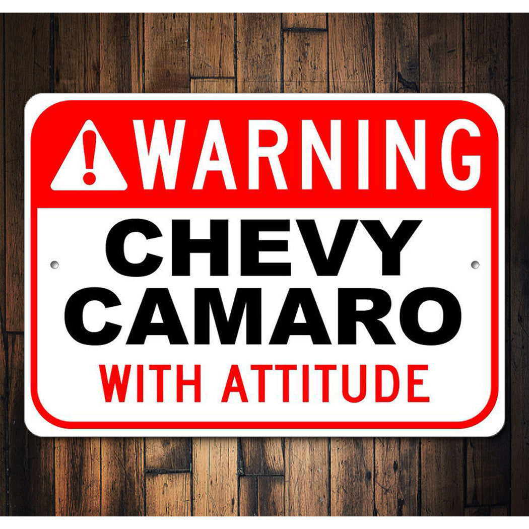 Car with Attitude Sign